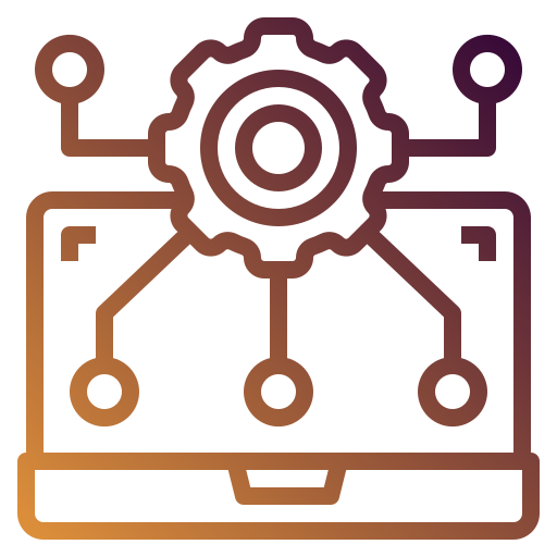 Computer and database icon